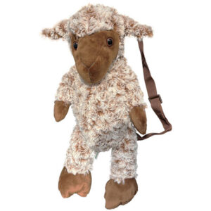 Knuffel schaap rugtas