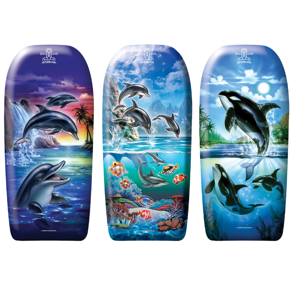 Bodyboard Checkered slickbottom 108 cm Summertoys