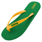 mixtar slipper brasil green men | summertoys.nl