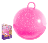 Skippybal pink glitter