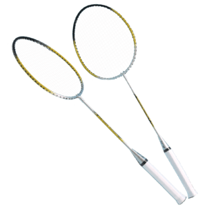 Rubber set badminton