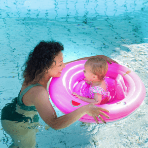 baby float roze