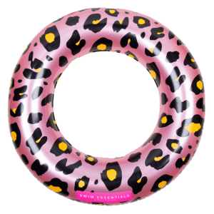 Zwemband panterprint roségoud 90 cm