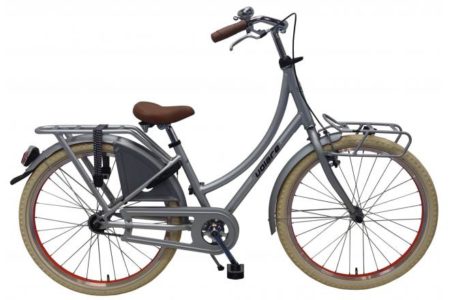 Classic Oma Kinderfiets - 24 inch - Mat Zilver