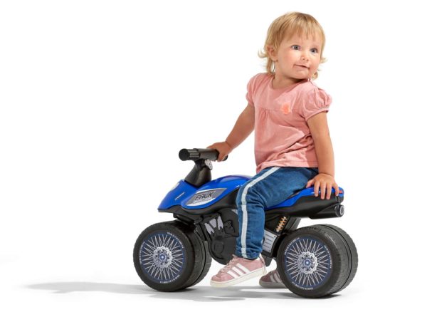 Baby Racing Team Moto - Loopfiets - Blauw
