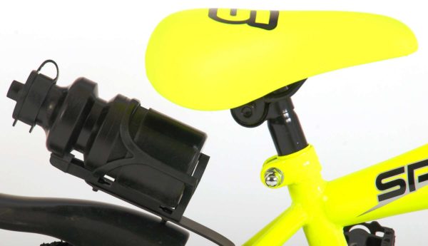 Sportivo Kinderfiets - 12 inch - Neon Geel Zwart