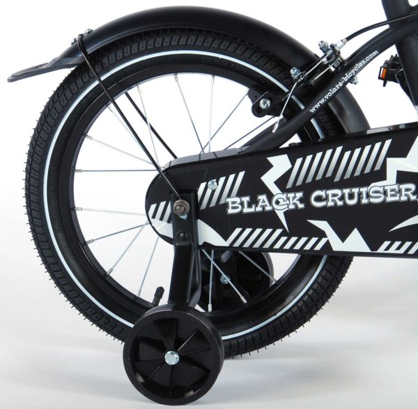 Black Cruiser Kinderfiets - 16 inch - Zwart