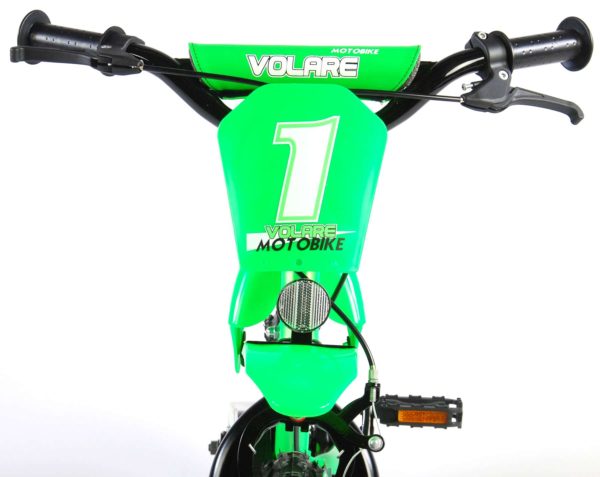 Motorbike Kinderfiets - 12 inch - Groen