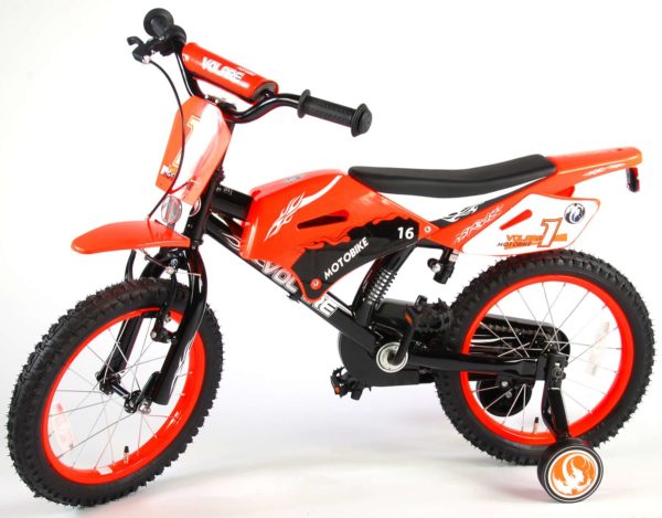 Motorbike Kinderfiets - 16 inch - Oranje