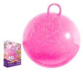 Skippybal pink glitter 60 cm