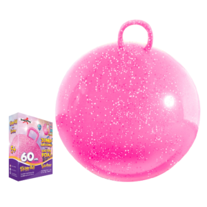 Skippybal pink glitter 60 cm