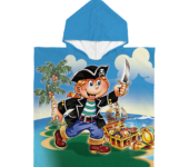 Kinderponcho piraat