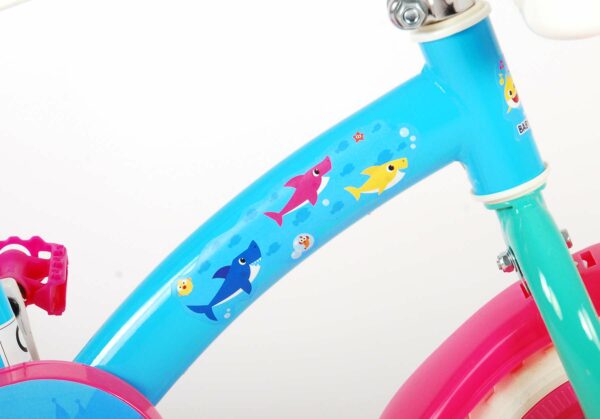 Kinderfiets Ocean - Meisjes - Roze Blauw - 10 inch
