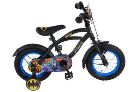Kinderfiets Batman - Jongens - Zwart - 12 inch