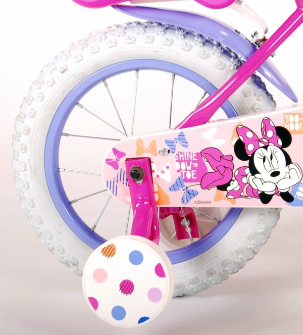 Kinderfiets Minnie Cutest Ever! - Meisjes - Roze - 14 inch