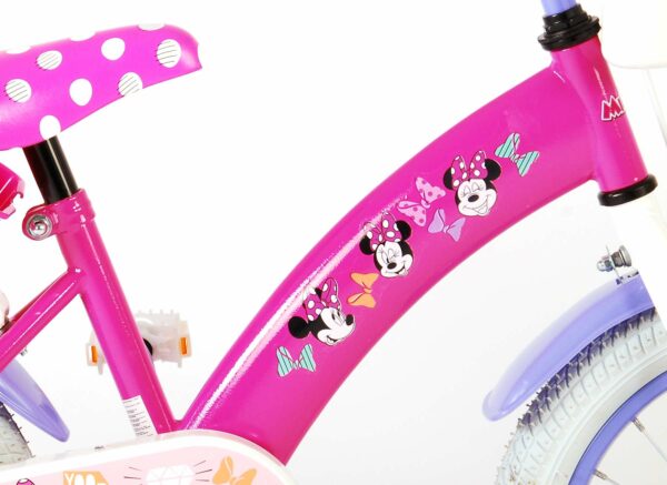 Kinderfiets Minnie Cutest Ever! - Meisjes - Roze - 16 inch