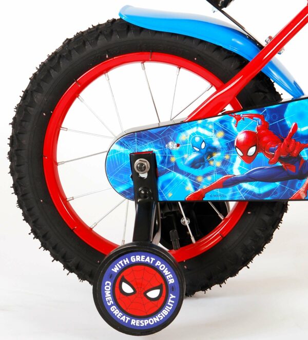 Kinderfiets Ultimate Spider-Man - Jongens - Rood/Blauw - 14 inch