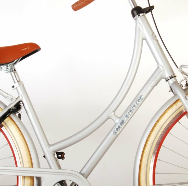 Classic Oma fiets zilver