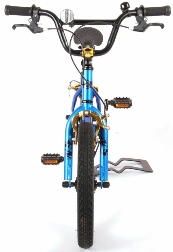 Volare Cool Rider Kinderfiets - Jongens - 16 inch - Blauw - Twee handremmen - 95% afgemonteerd