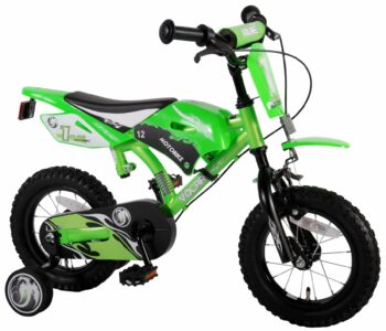 Kinderfiets Motorbike - Jongens - Groen - 12 inch