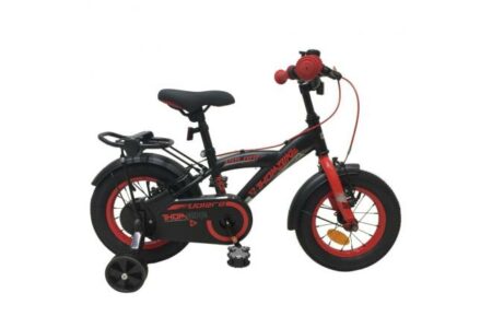 Thombike Kinderfiets - Jongens - Zwart Rood - 12 inch