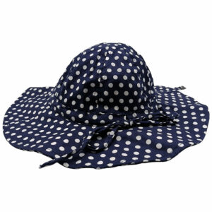 Baby hat polka blauw