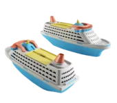 Speelgoed boot cruiseschip
