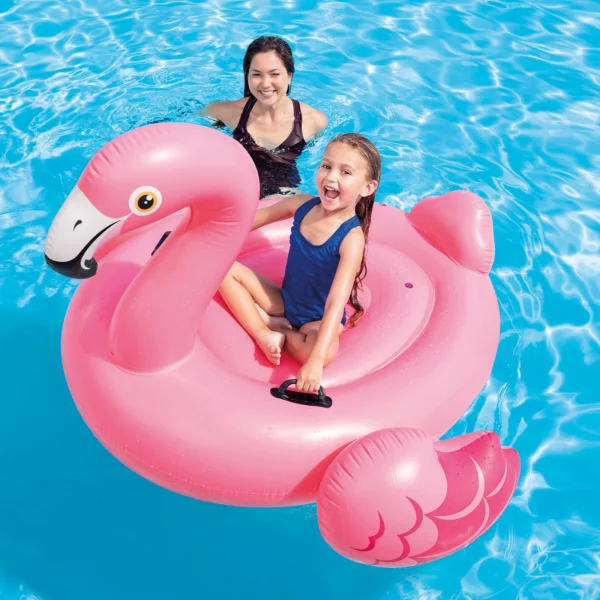 Opblaas flamingo ride - on | summertoys.nl