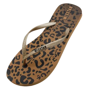mixstar slipper leopard gold | summertoys.nl