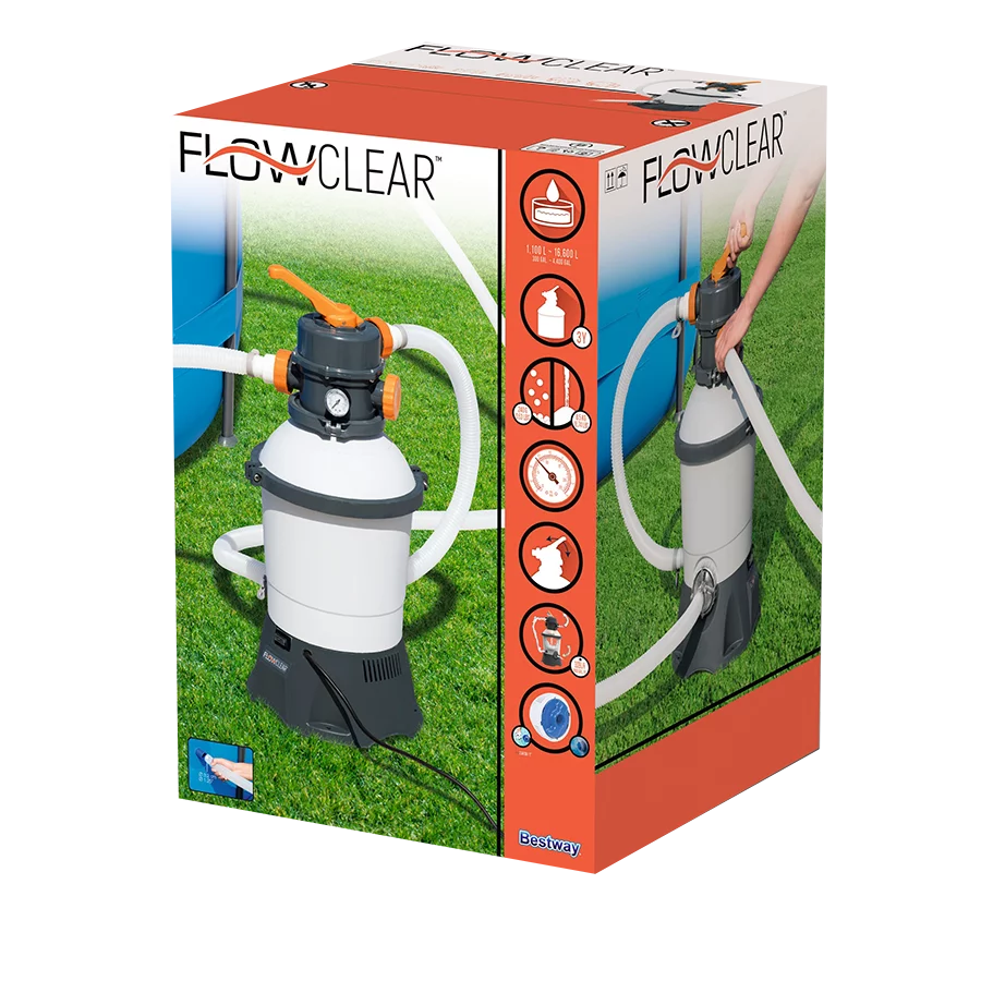 Zandfilterpomp 3.028 liter/uur