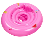 Zwemband baby float roze 0-1 jaar