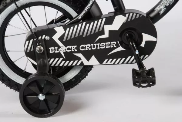 Black Cruiser Kinderfiets - 12 inch - Zwart