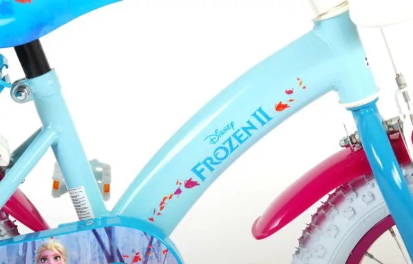 Frozen 2 Kinderfiets - 12 inch - Blauw/Paars