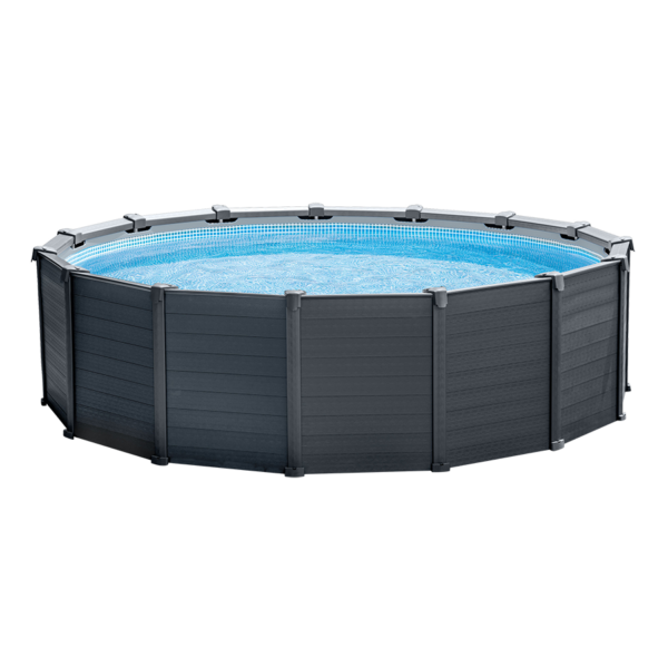 26384GS-intex-Graphite Panel zwembad 478x124 cm