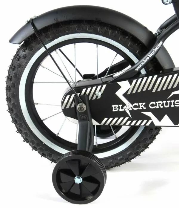 Kinderfiets Black Cruiser - Jongens - Zwart - 14 inch