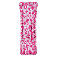 Luchtbed luxe panterprint neon 177 cm