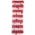 Luchtbed luxe walvis rood/wit 177 cm