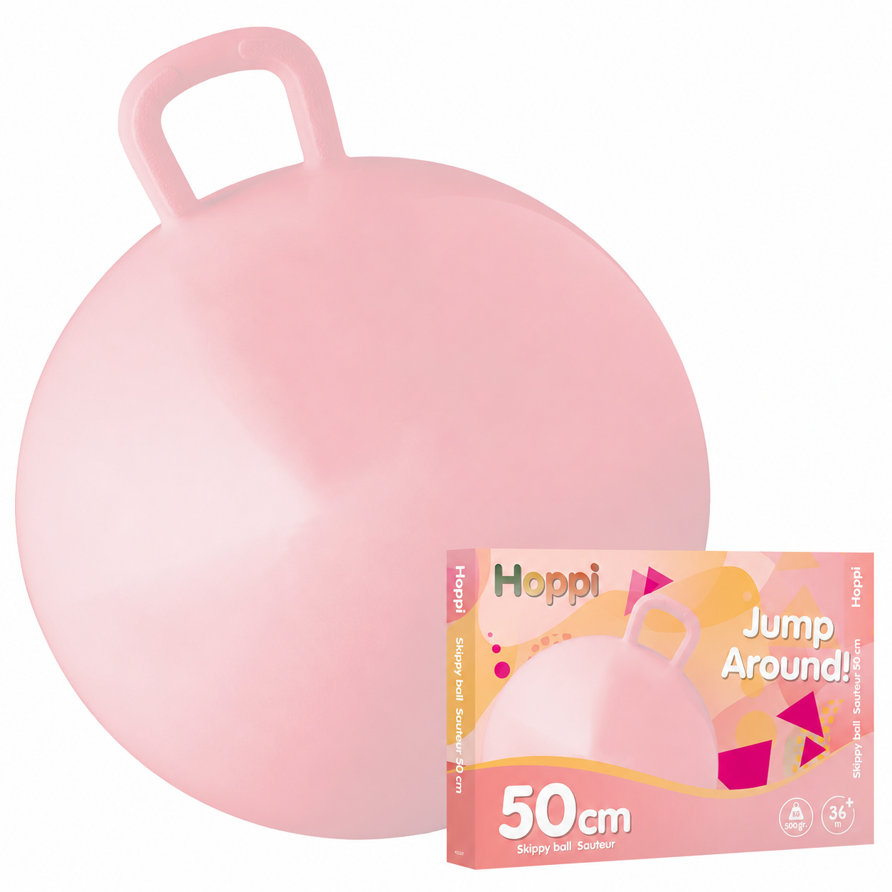 Skippybal roze 50 cm