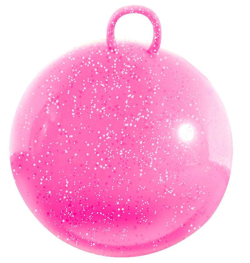 Skippybal pink glitter 70 cm
