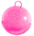 Skippybal pink glitter 70 cm