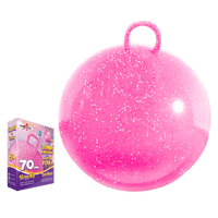 Skippybal pink glitter 70 cm