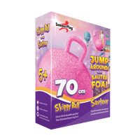 Skippybal pink glitter 70 cm