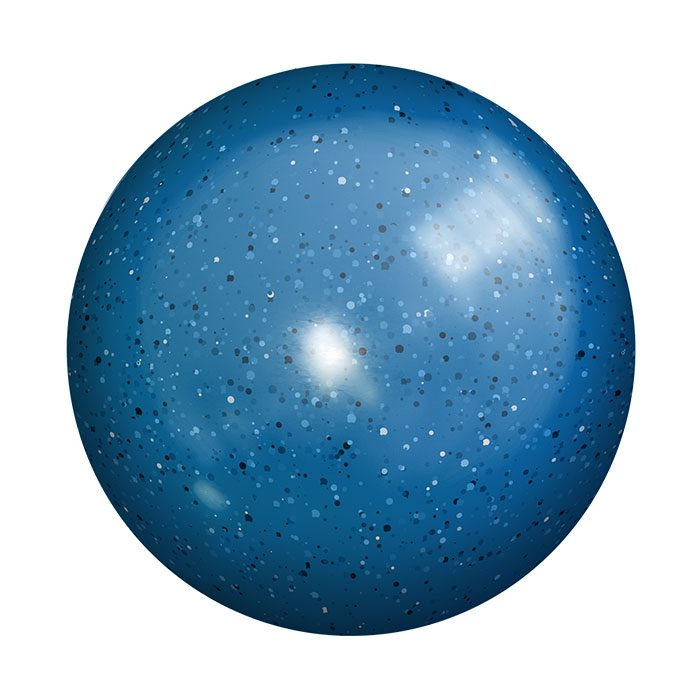 Bal glitter 23 cm