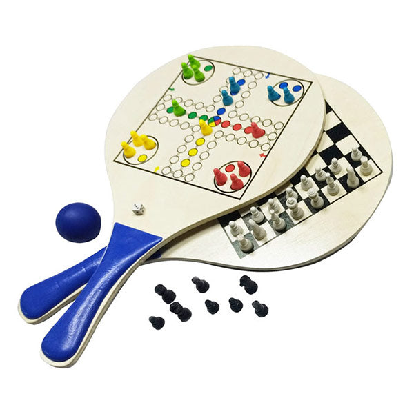 Beachball set met spelletjes