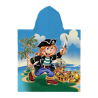Kinderponcho Piraat