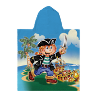Kinderponcho Piraat