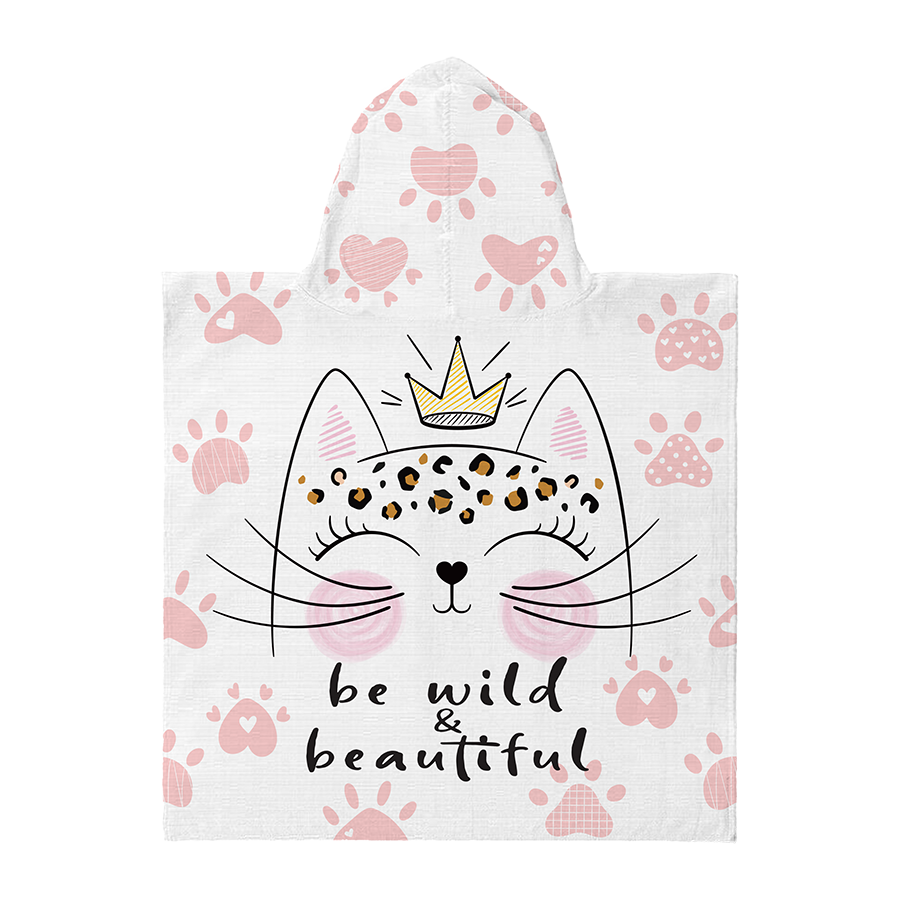Kinderponcho Miss Kitty