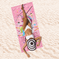Strandlaken Unicorn 75x150 cm