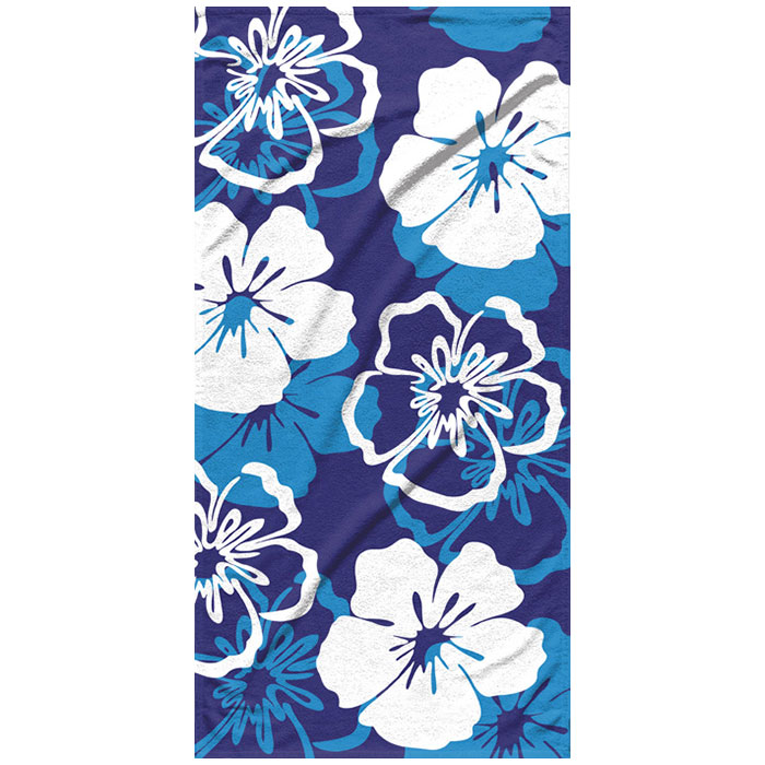 Strandlaken Ocean Hibiscus 75x150 cm