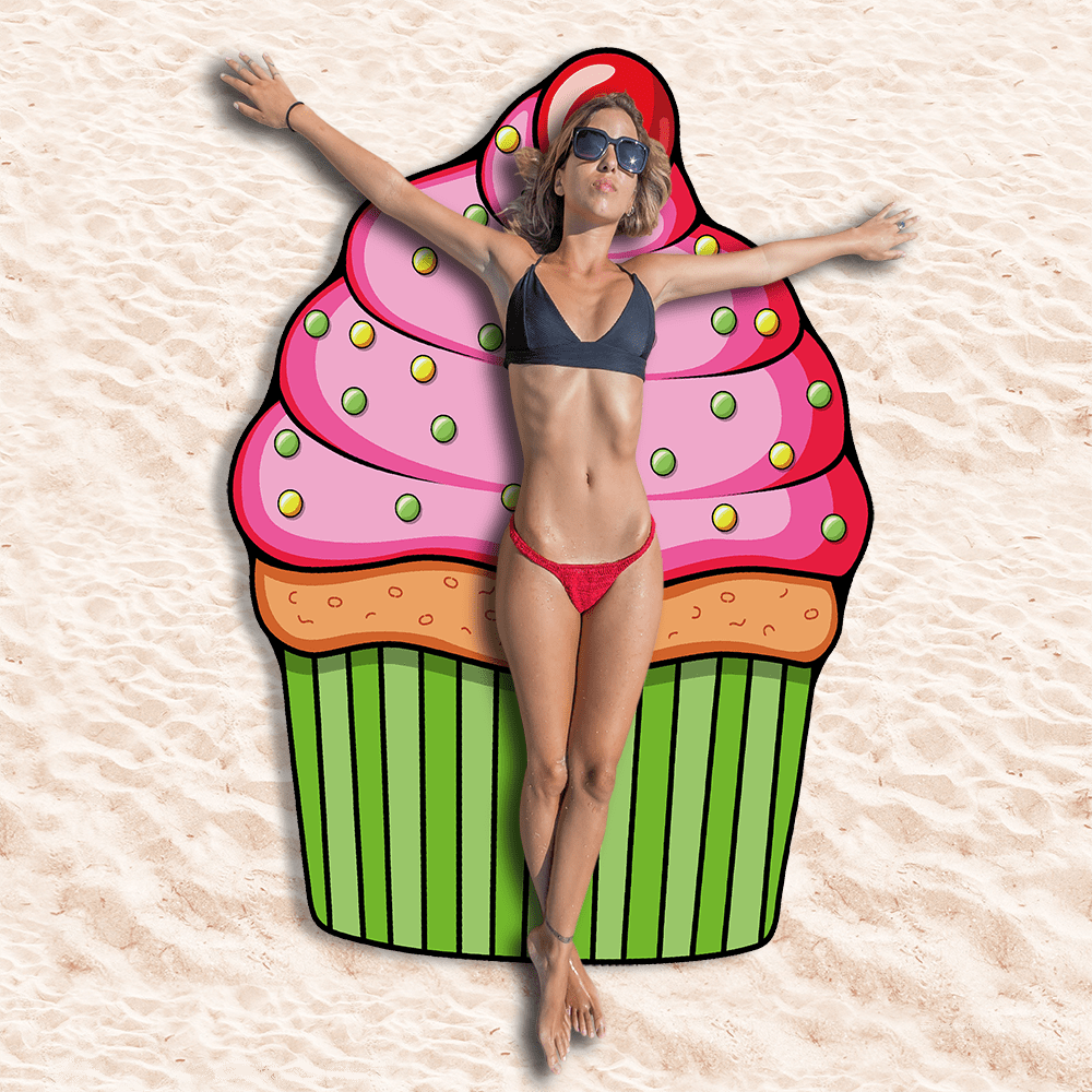 Strandlaken Cupcake 150 cm